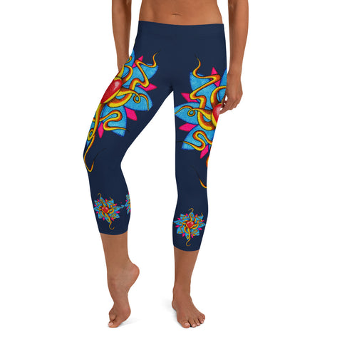 Wild At Heart Low Rise Capri Leggings