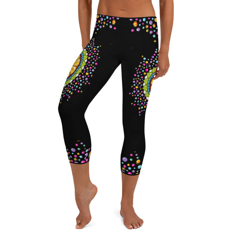 Mandala 24 Low Rise Capri Leggings