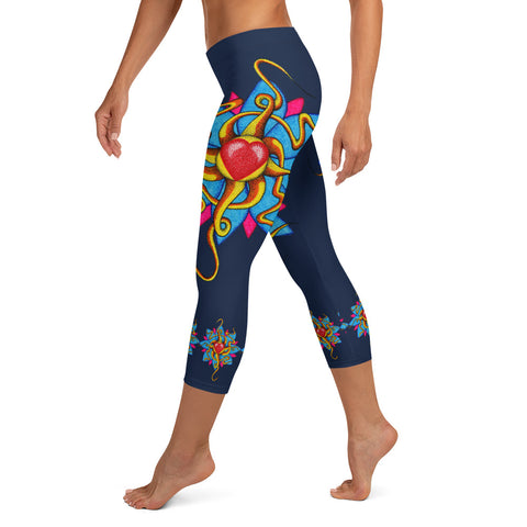 Wild At Heart Low Rise Capri Leggings