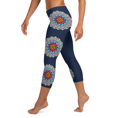 Mandala 25 Low Rise Capri Leggings