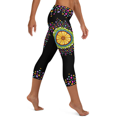 Mandala 24 Low Rise Capri Leggings