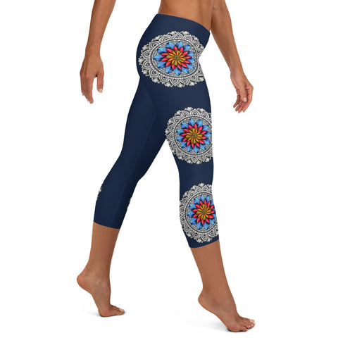 Mandala 25 Low Rise Capri Leggings