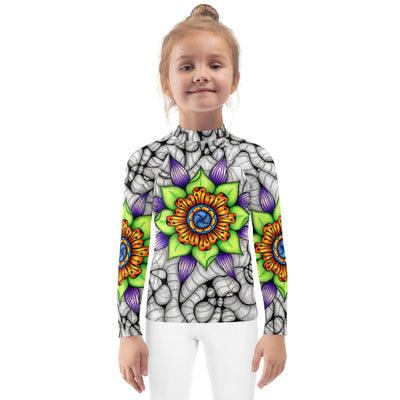 Mandala 6 Kids Rash Guard