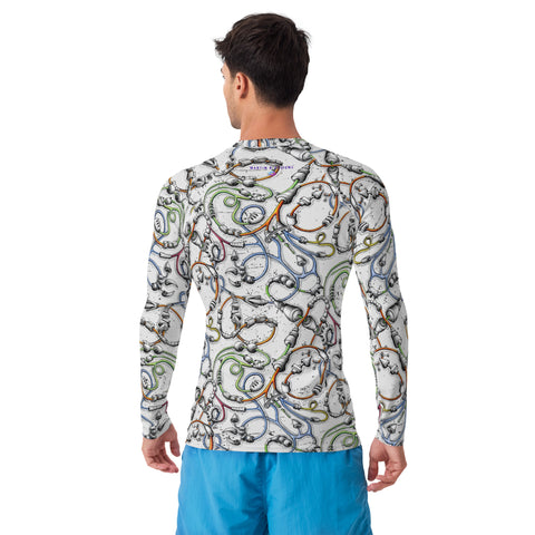 Steampunk Snake Men's Rash Guard