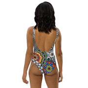 Mandala Collage One-Piece Swimsuit