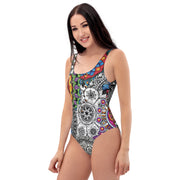 Mandala Collage One-Piece Swimsuit