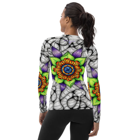 Mandala 6 Women's Rash Guard