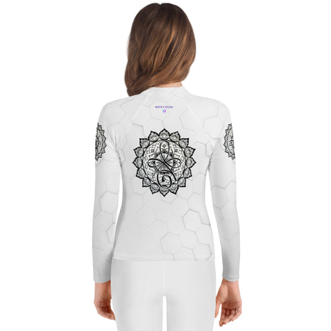 Mandala 3 Youth Rash Guard