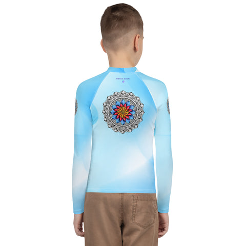 Mandala 25 Youth Rash Guard