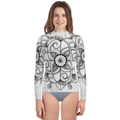 Mandala 28 Youth Rash Guard