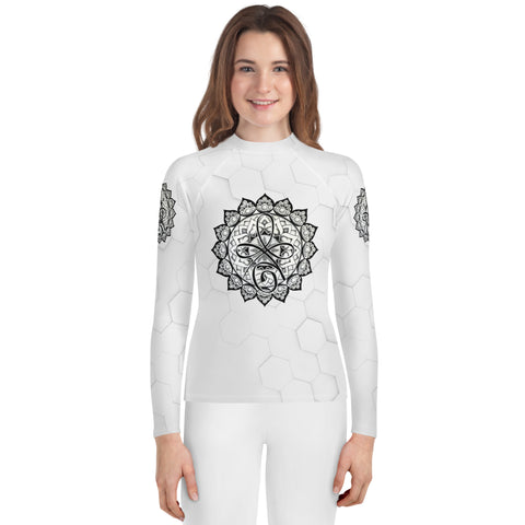 Mandala 3 Youth Rash Guard