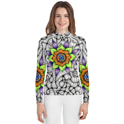 Mandala 6 Youth Rash Guard