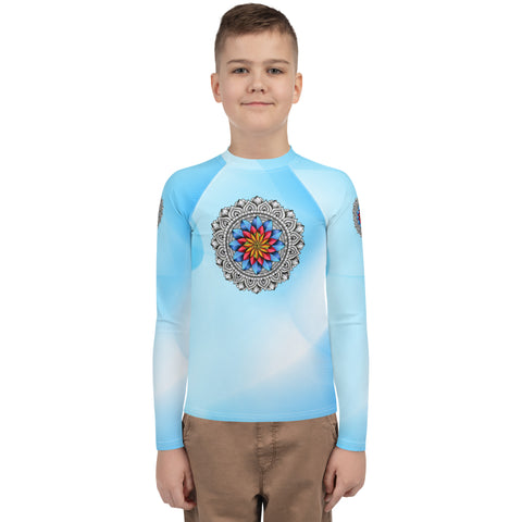 Mandala 25 Youth Rash Guard