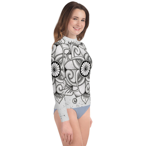 Mandala 28 Youth Rash Guard