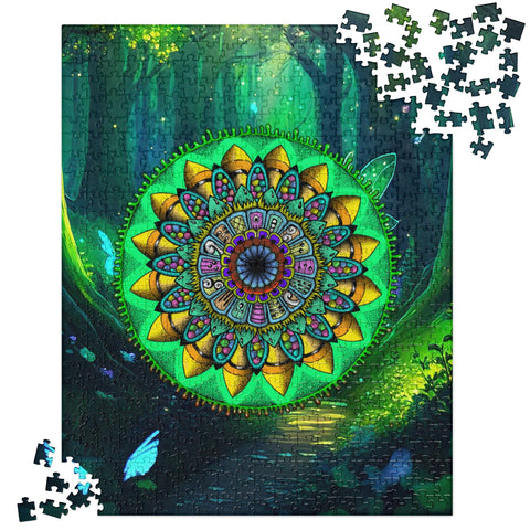 Bounty Mandala Jigsaw Puzzle - Martin K Designs