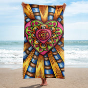 Bursting Heart Beach Towel - Martin K Designs