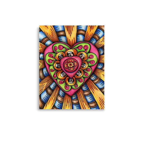 Bursting Heart Print - Martin K Designs