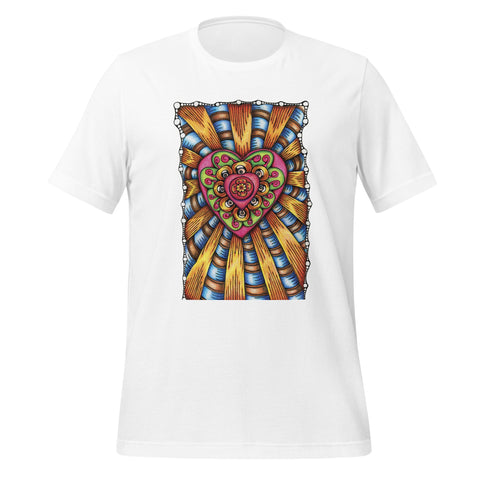 Bursting Heart Unisex Eco t-shirt - Martin K Designs