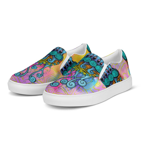 Creative Mind women’s slip - on canvas shoes - Martin K Designs