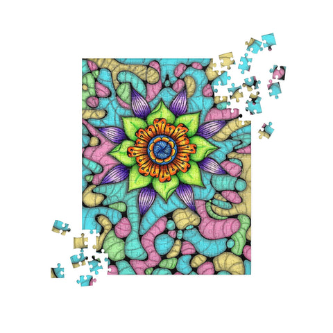 Ethereal Mandala Jigsaw Puzzle - Martin K Designs