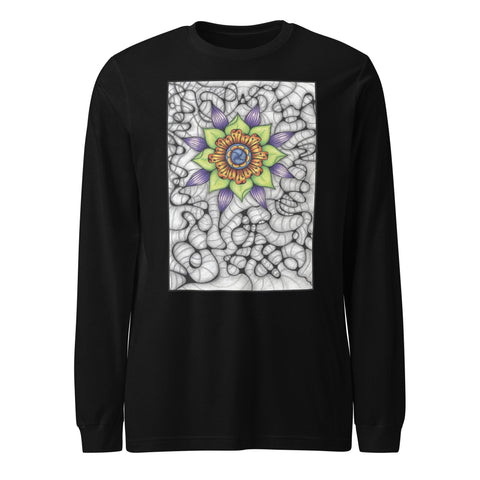 Ethereal Mandala Unisex Long Sleeve Tee - Martin K Designs