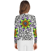 Ethereal Mandala Youth Rash Guard - Martin K Designs