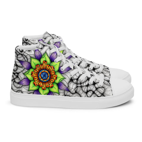 Ethereal Women’s high top canvas shoes - Martin K Designs