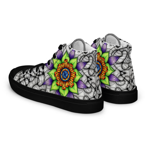 Ethereal Women’s high top canvas shoes - Martin K Designs