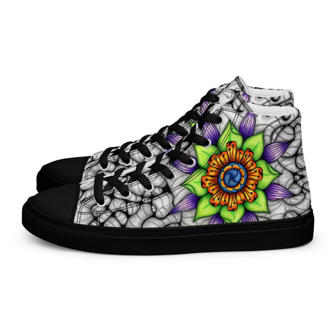 Ethereal Women’s high top canvas shoes - Martin K Designs