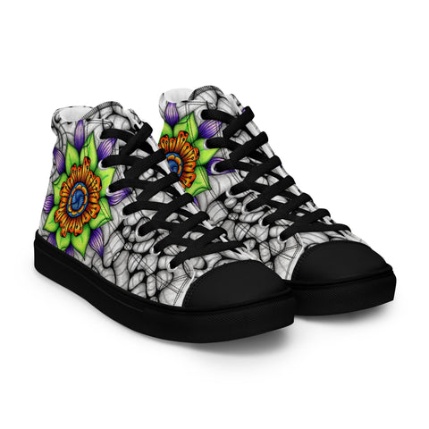 Ethereal Women’s high top canvas shoes - Martin K Designs