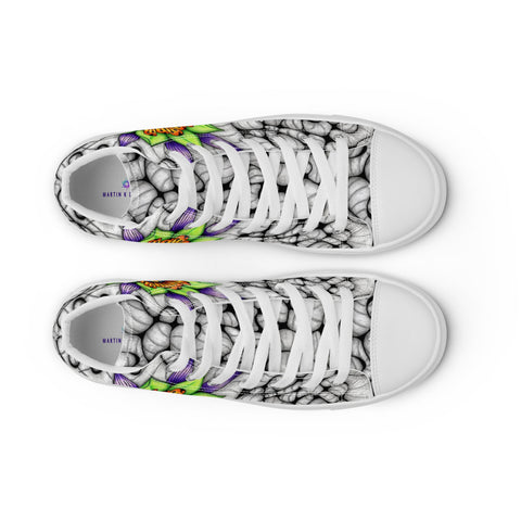 Ethereal Women’s high top canvas shoes - Martin K Designs