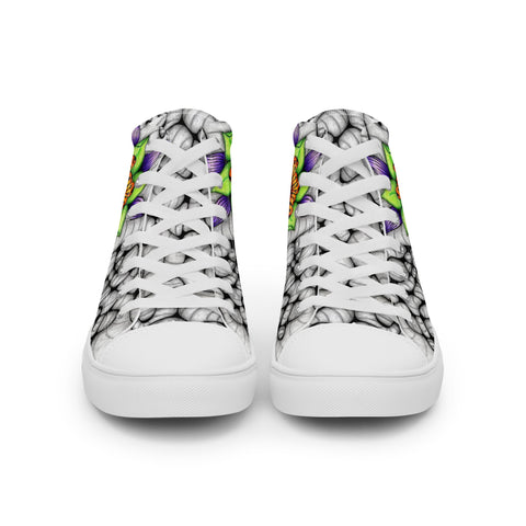 Ethereal Women’s high top canvas shoes - Martin K Designs