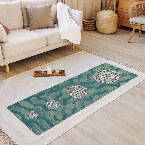 Flower of Life Yoga Mat - Martin K Designs