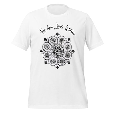 Freedom Lives Within Unisex Eco t-shirt - Martin K Designs