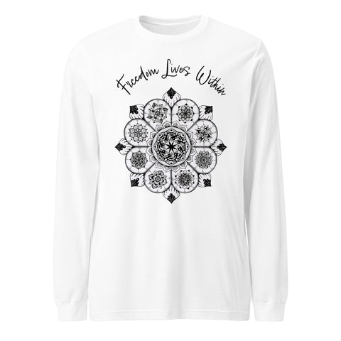 Freedom Lives Within Unisex Long Sleeve Tee - Martin K Designs