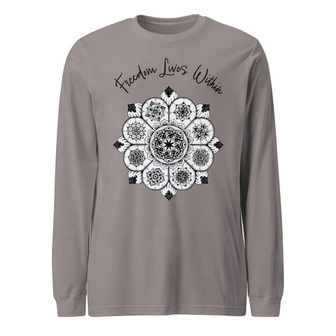 Freedom Lives Within Unisex Long Sleeve Tee - Martin K Designs