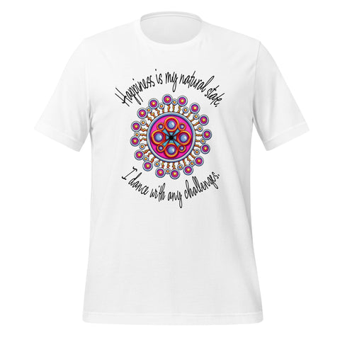 Happiness Is My Natural State Unisex Eco t-shirt - Martin K Designs