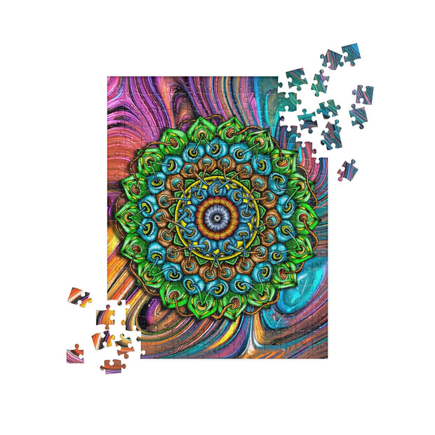 Interconnection Mandala Jigsaw Puzzle - Martin K Designs