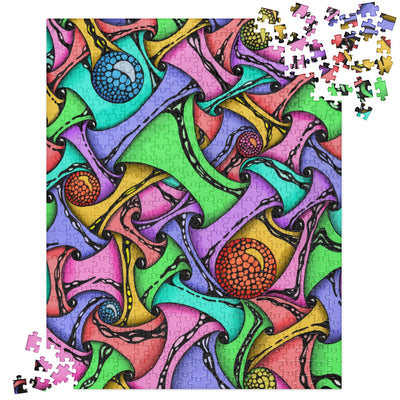 Layered I Jigsaw Puzzle - Martin K Designs