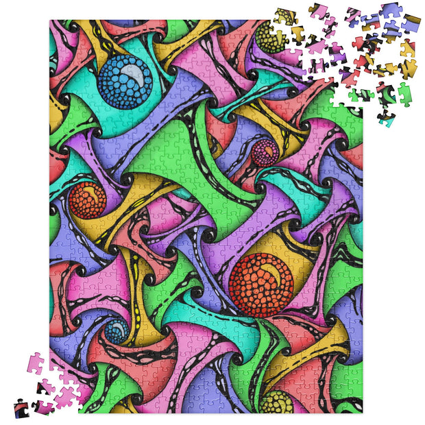Layered I Jigsaw Puzzle - Martin K Designs