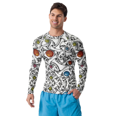 Layered Men's Rash Guard - Martin K Designs