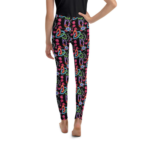 Life From Death Mid Rise Youth Leggings - Martin K Designs