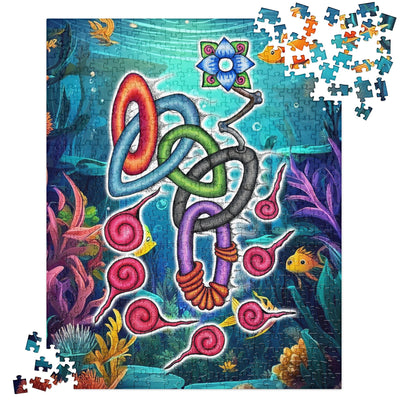 Life Over Death Jigsaw Puzzle - Martin K Designs