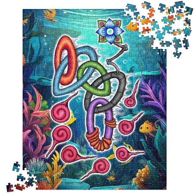 Life Over Death Jigsaw Puzzle - Martin K Designs