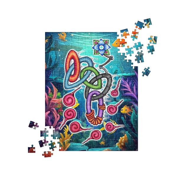Life Over Death Jigsaw Puzzle - Martin K Designs