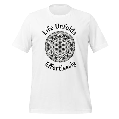 Life Unfolds Effortlessly Unisex Eco t-shirt - Martin K Designs