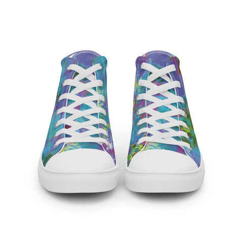 Love Women’s high top canvas shoes - Martin K Designs