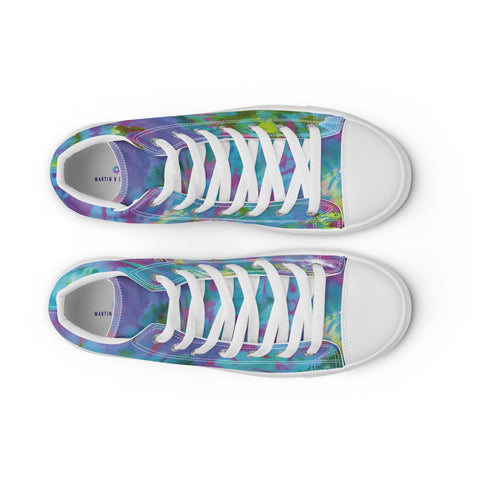 Love Women’s high top canvas shoes - Martin K Designs