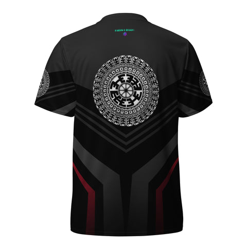 Mandala 1 Recycled Unisex Sports Jersey - Martin K Designs