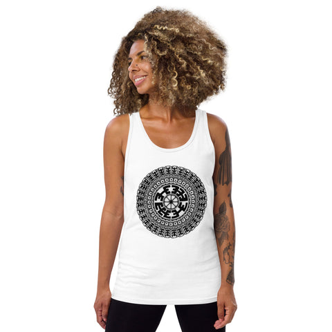 Mandala 1 Unisex Tank Top - Martin K Designs